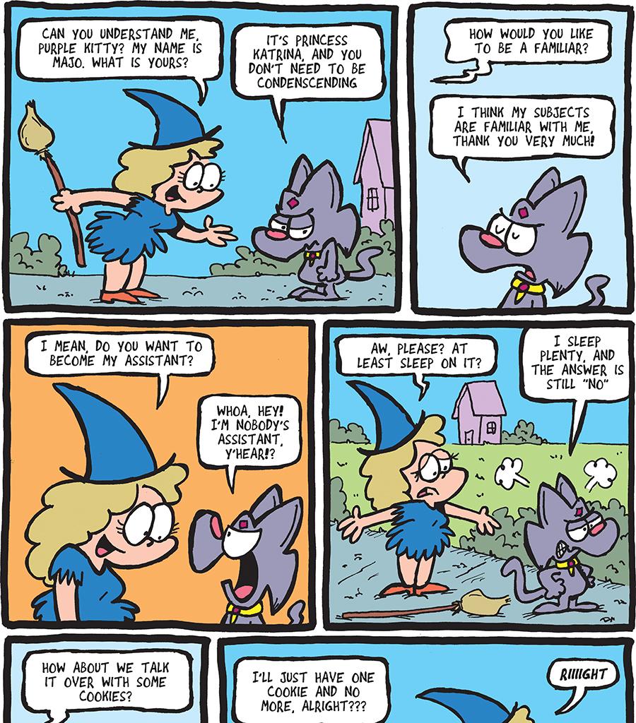 The Fuzzy Princess - Episode 341, Page 1: 2018-11-21-A Familiar Gag